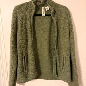 Olive Green Teddy Jacket